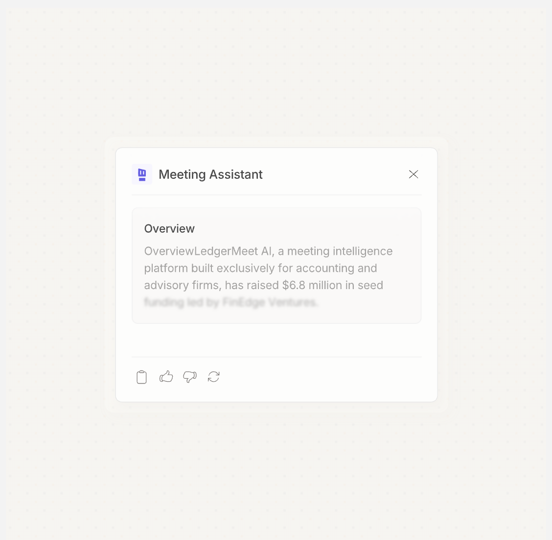 AI Workflows interface