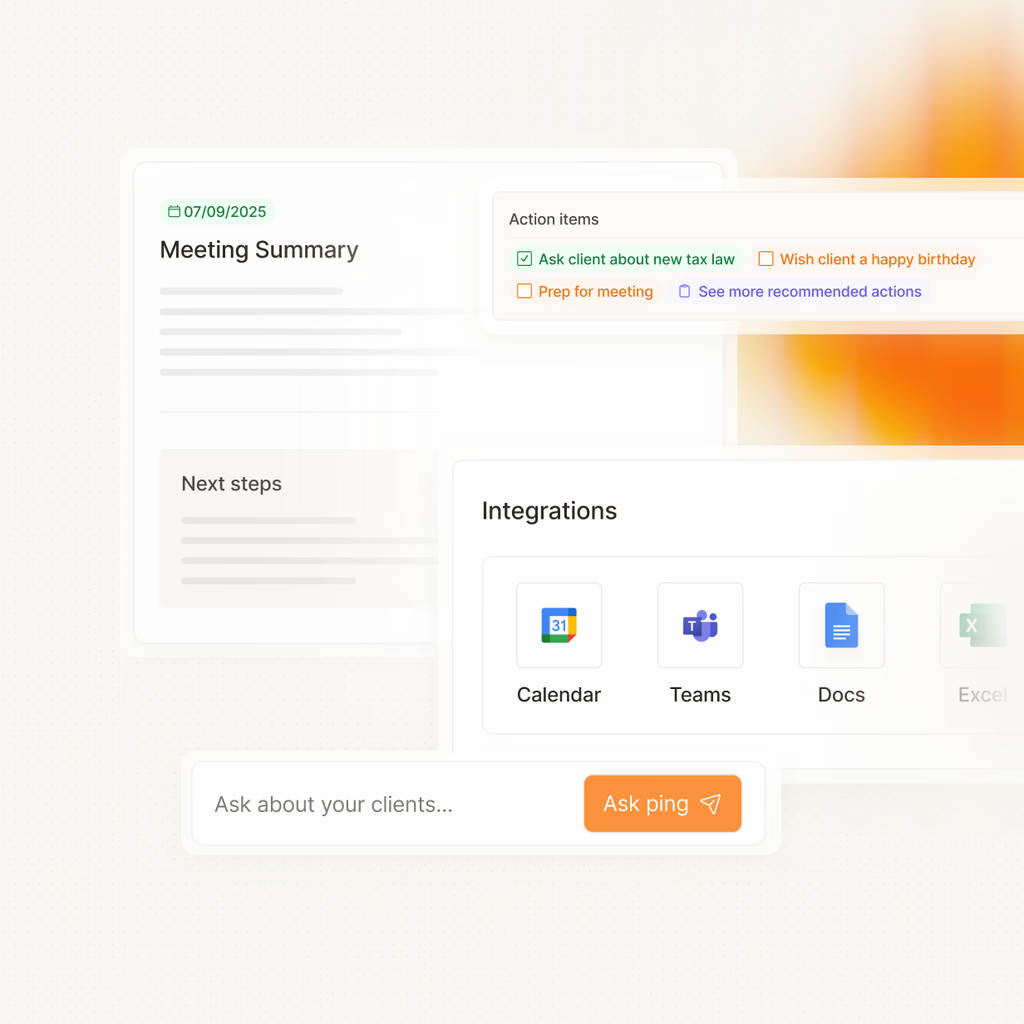 Ping features overview